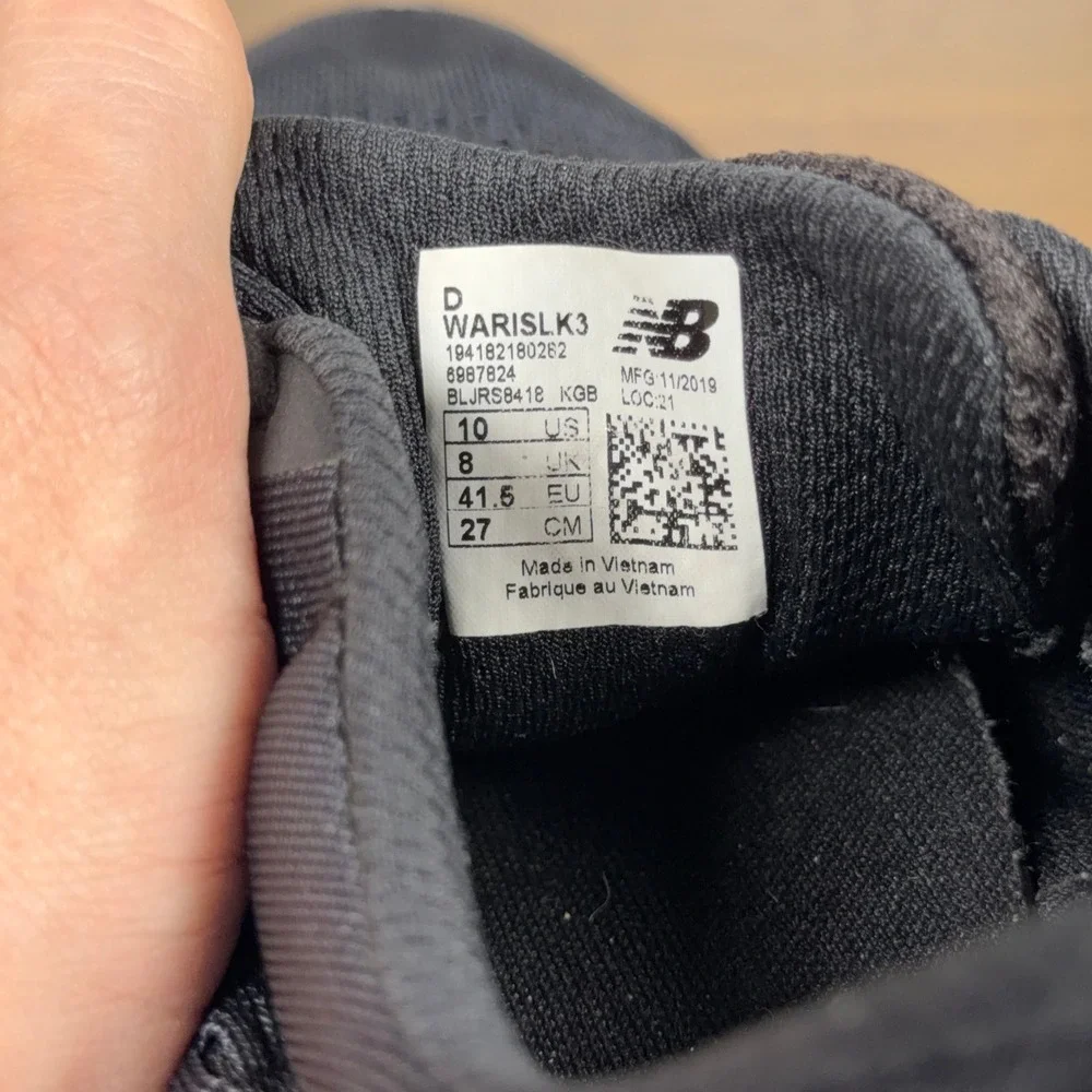 New Balance Shoes Womens 10 Black Fresh Foam Arishi v3 Wide Running Sneakers Gym